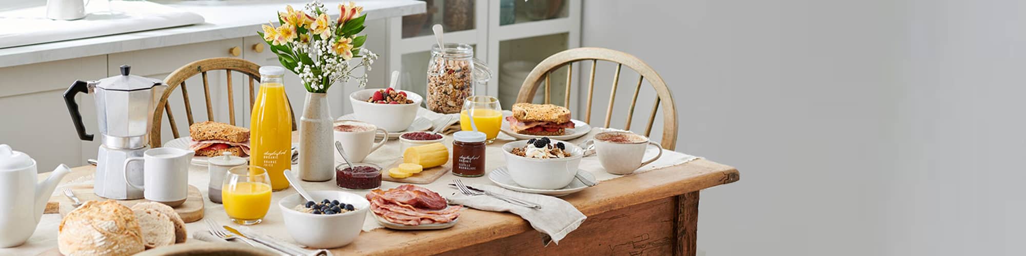 Wake up to award winning food and drink from artisan suppliers at your door with Milk & More